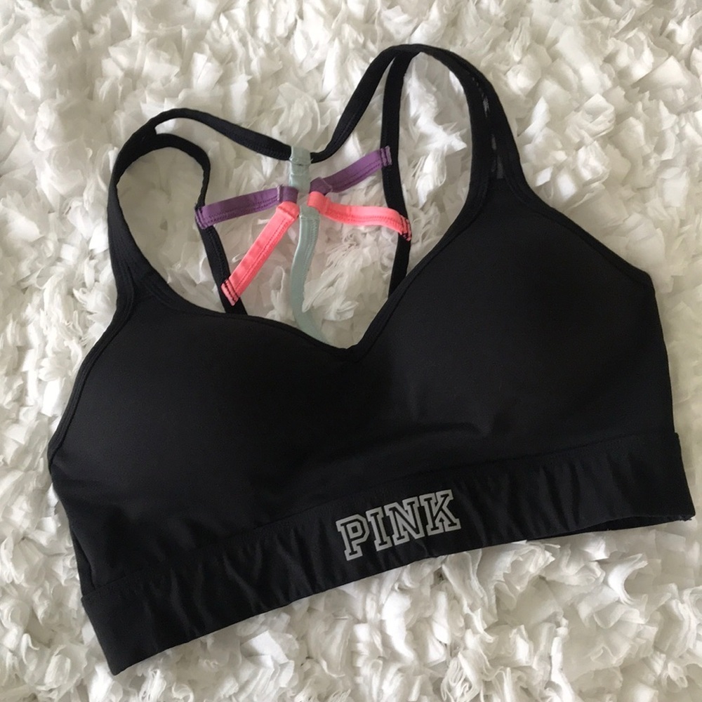 Pink Sports Bra. Size M